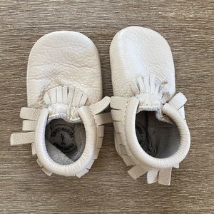 Cream Colored Freshly Picked Baby Moccasins